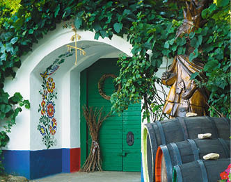 Wine cellar in southern Moravia, Czech Republic
