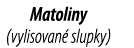 Matoliny (vylisovan  slupky)