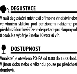  degustace V na   degusta n  m stnosti p  mo na vina stv  nebo ve vinn m skl pku pod penzionem nab z me po p edchoz     