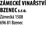 Z meck  vina stv  Bzenec s r o  Z meck  1508 696 81 Bzenec 