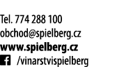  Tel  774 288 100 obchod spielberg cz www spielberg cz   vinarstvispielberg