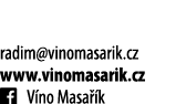  radim vinomasarik cz www vinomasarik cz  V no Masa  k