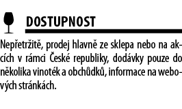  Dostupnost Nep etr it , prodej hlavn  ze sklepa nebo na akc ch v r mci  esk  republiky, dod vky pouze do n kolika vi   