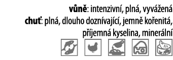 v n : intenzivn , pln , vyv  en  chu : pln , dlouho dozn vaj c , jemn  ko enit , p  jemn  kyselina, miner ln    