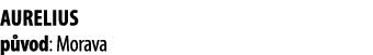 Aurelius p vod: Morava 