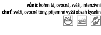 v n : ko enit , ovocn , sv   , intenzivn  chu : sv   , ovocn  t ny, p  jemn  vy    obsah kyselin  