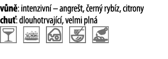 v n : intenzivn    angre t,  ern  ryb z, citrony chu : dlouhotrvaj c , velmi pln    