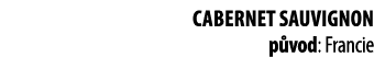 Cabernet Sauvignon p vod: Francie 