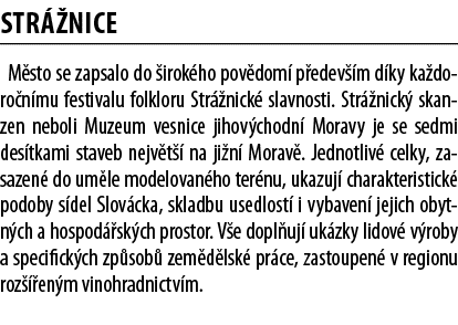 Str  nice M sto se zapsalo do  irok ho pov dom  p edev  m d ky ka doro n mu festivalu folkloru Str  nick  slavnosti     
