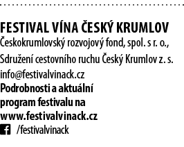  Festival v na  esk  Krumlov   eskokrumlovsk  rozvojov  fond, spol  s r  o , Sdru en  cestovn ho ruchu  esk  Krumlov    