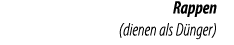 Rappen  (dienen als D nger)