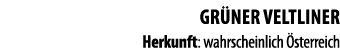 GR NER VELTLINER Herkunft: wahrscheinlich  sterreich 