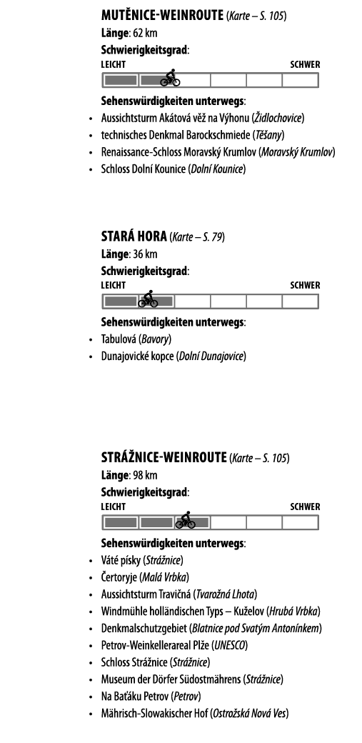 MUT NICE-WEINROUTE (Karte   S  105) L nge: 62 km Schwierigkeitsgrad:  Sehensw rdigkeiten unterwegs:   Aussichtsturm A   