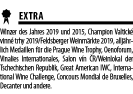  EXTRA Winzer des Jahres 2019 und 2015, Champion Valtick  vinn  trhy 2019 Feldsberger Weinm rkte 2019, allj hrlich Me   