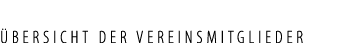  BERSICHT DER VEREINSMITGLIEDER