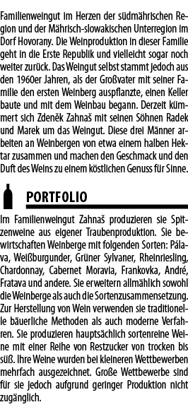 Familienweingut im Herzen der s dm hrischen Region und der M hrisch-slowakischen Unterregion im Dorf Hovorany  Die We   