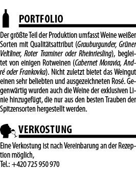  PORTFOLIO Der gr  te Teil der Produktion umfasst Weine wei er Sorten mit Qualit tsattribut (Grauburgunder, Gr ner Ve   