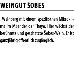 WEINGUT  OBES Weinberg mit einem spezifischen Mikroklima im M ander der Thaya  Hier w chst der ber hmte und gesch tzt   