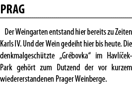 Prag Der Weingarten entstand hier bereits zu Zeiten Karls IV  Und der Wein gedeiht hier bis heute  Die denkmalgesch t   