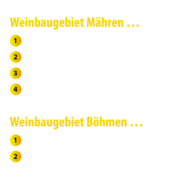 Weinbaugebiet M hren    Weinbau-Untergebiet Mikulov  78  Weinbau-Untergebiet M hrische Slowakei  104   Weinbau-Unterg   