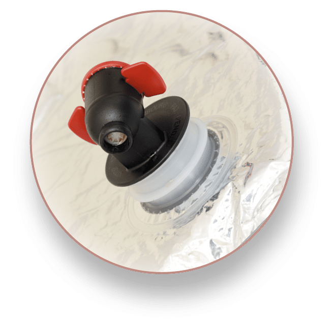 Faucet of aluminum foil bag  Container for delicious juice 