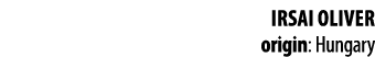 Irsai Oliver origin: Hungary 