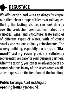  degustace We offer organized wine tastings for corporate clientele or groups of friends or colleagues  During the ta   