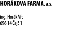 Hor kova farma, a s   ing  Hor k V t 696 14  ej  1 