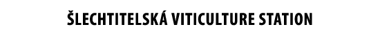  LECHTITELSK  VITICULTURE STATION