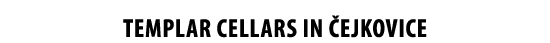 TEMPLAR CELLARS IN  EJKOVICE